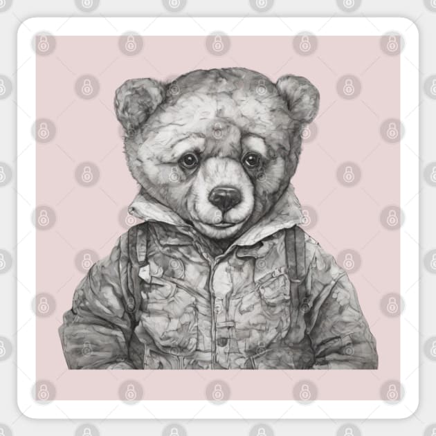 Cute Teddy Bear Sticker by Craftycarlcreations